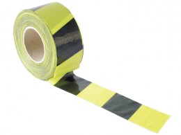 Faithfull Barrier Tape 70mm x 500m Black & Yellow £10.49